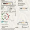 USA Cascade Natural Gas utility bill, Word and PDF template