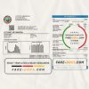 USA City of Long Beach utility bill template in Word and PDF format