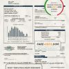 USA City of Missoula utility bill template in Word and PDF format