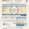 USA City of Titusville Florida utility bill template in Word and PDF format (.doc and .pdf)
