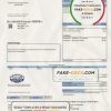 USA Clean Water utility bill template in Word and PDF format