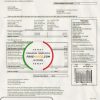 USA Connecticut The United Illuminating Company electricity utility bill template in Word and PDF format