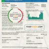 USA Delaware Atlantic City Electric electricity utility bill template in Word and PDF (.doc and .pdf) format