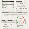 USA Dominion Energy utility bill template in Word and PDF format