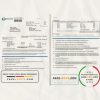 USA Empire District Electric Company utility bill template in Word and PDF format (2 pages)