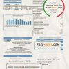 USA Fallbrook Public utility bill template in Word and PDF format