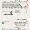USA Florida Florida Keys utility bill template in Word and PDF format