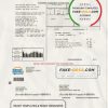 USA Florida Seco Energy utility bill template in Word and PDF format