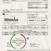 USA Hawaii Water Service Company utility bill template in Word and PDF (.doc and .pdf) format