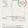 USA Illinois MTC utility bill template in Word and PDF format