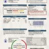 USA Illinois North Park Public Water District IL utility bill template in Word and PDF format