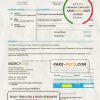 USA Iowa MercyOne medical bill template in Word and PDF format