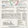 USA Las Virgenes Municipal Water District utility bill template in Word and PDF format
