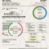 USA Louisiana Entergy utility bill template in Word and PDF format, version 2