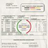 USA Louisiana St. John the Baptist Parish water bill in Word and PDF format