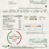 USA Massachusetts Energy Plus electricity utility bill template in Word and PDF format