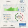 USA Michigan Consumers Energy utility bill template in Word and PDF format