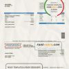 USA Missouri Independence Utilities utility bill template in Word and PDF format