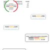 USA New Jersey Atlantic City electric utility bill, Word and PDF template, 3 pages