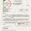 USA New York Cornwall-on-Hudson water utility bill shut off notice, Word and PDF template