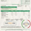 USA Ohio Farmers Electric Cooperative utility bill template in Word and PDF format (version 2)