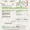 USA Ohio Lorain-Medina Rural Electric utility bill template in Word and PDF format
