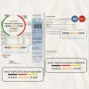 USA Pacific Power utility bill, Word and PDF template, 2 pages