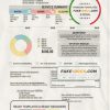 USA Pennsylvania Quakertown Borough utility bill template in Word and PDF format