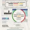 USA Pennsylvania SCBWA water utility bill template in Word and PDF format