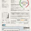 USA Pennsylvania UGI Utilities utility bill template in Word and PDF format