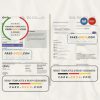 USA Philadelphia Xfinity utility bill Word and PDF template, 4 pages