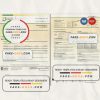 USA Southern California EDISON utility bill, Word and PDF template, 8 pages