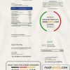 USA Spectrum utility bill template in Word and PDF format (.doc and .pdf)