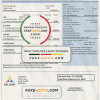 USA Tennesse MLGW utility bill template in Word and PDF format