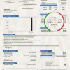 USA Texas City of Corsicana utility bill template in Word and PDF format