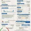 USA Texas City of Duncanville water, sewer, garbage utility bill template in Word and PDF format