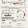 USA Texas CoServ utility bill template in Word and PDF format