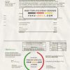 USA Texas Gexa Energy utility bill template in Word format