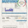 USA Texas Grand Prairie utility bill template in Word and PDF format