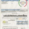 USA Tri-County Electric Cooperative utility bill template in Word and PDF format
