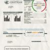 USA Village of Chatham utility bill template in Word and PDF format
