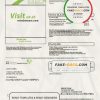 USA Windstream Holdings, Inc. utility bill template in Word and PDF format