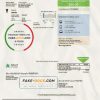 USA Wisconsin Alliant Energy electricity utility bill template in Word and PDF format