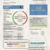 United Arab Emirates Abu Dhabi Distribution water utility bill template in Word and PDF format