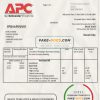 United Kingdom APC electricity utility bill template in Word and PDF format
