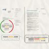 United Kingdom BT utility bill template in Word and PDF format, 2 pages