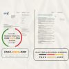 United Kingdom BT utility bill template in Word and PDF format, 2 pages