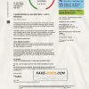 United Kingdom British Gas utility bill template in Word and PDF format, version 2