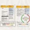 United Kingdom EDF utility bill template in Word and PDF format (3 pages)