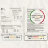 United Kingdom Hull City Council utility bill template in Word and PDF format, 2 pages